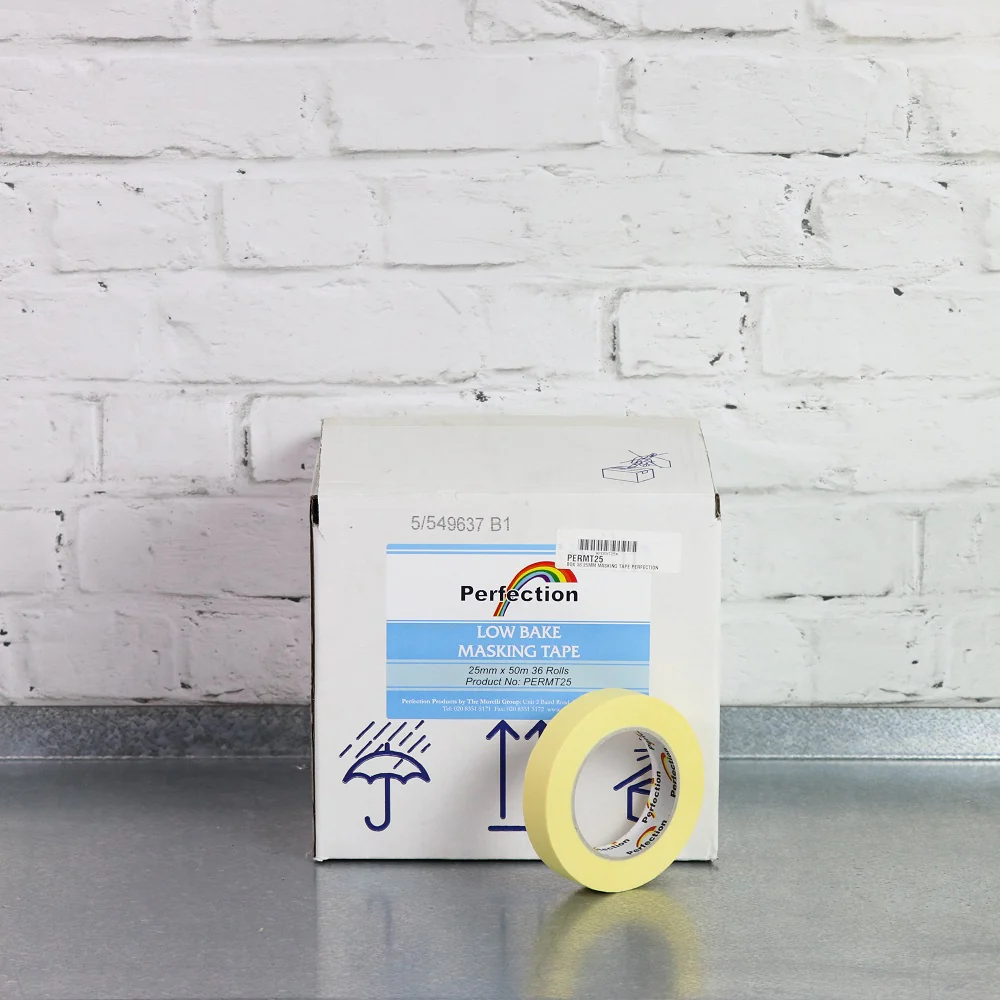 Perfection Case of 36 Rolls 25mm (1") Masking Tape