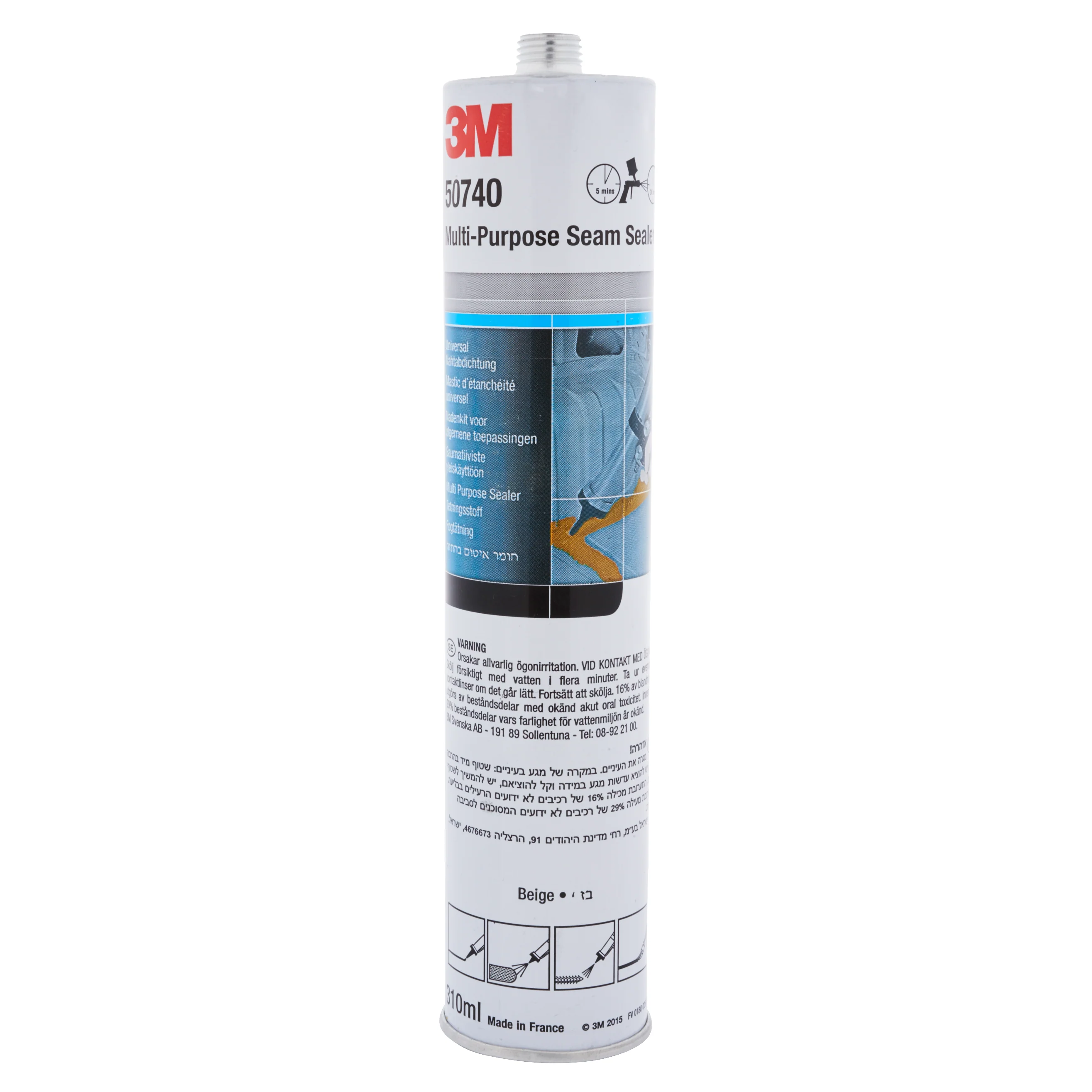3M 50740 Multi-Purpose Seam Sealer (Beige, 310ml)