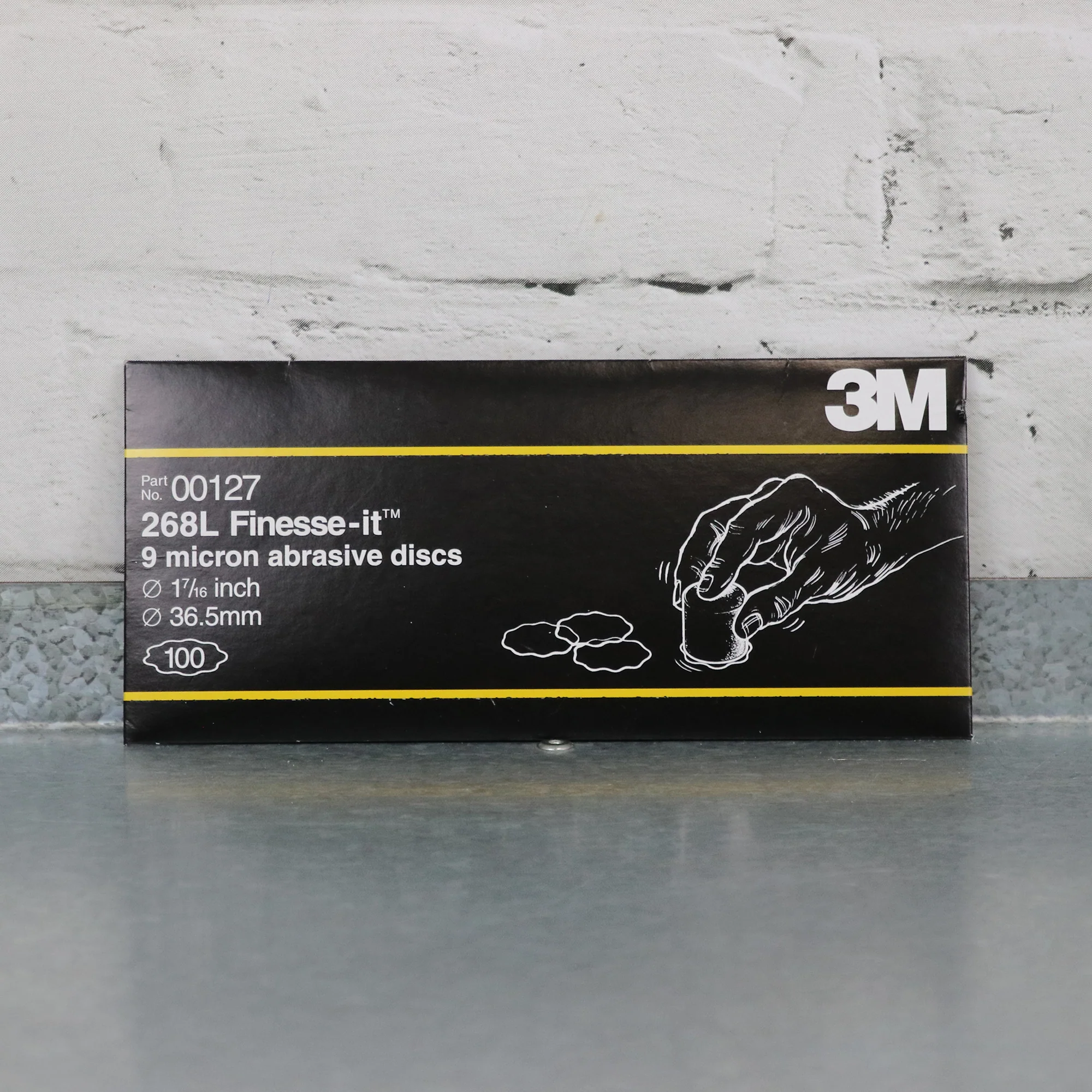 3M 9 Micron Abrasive Discs Pk100