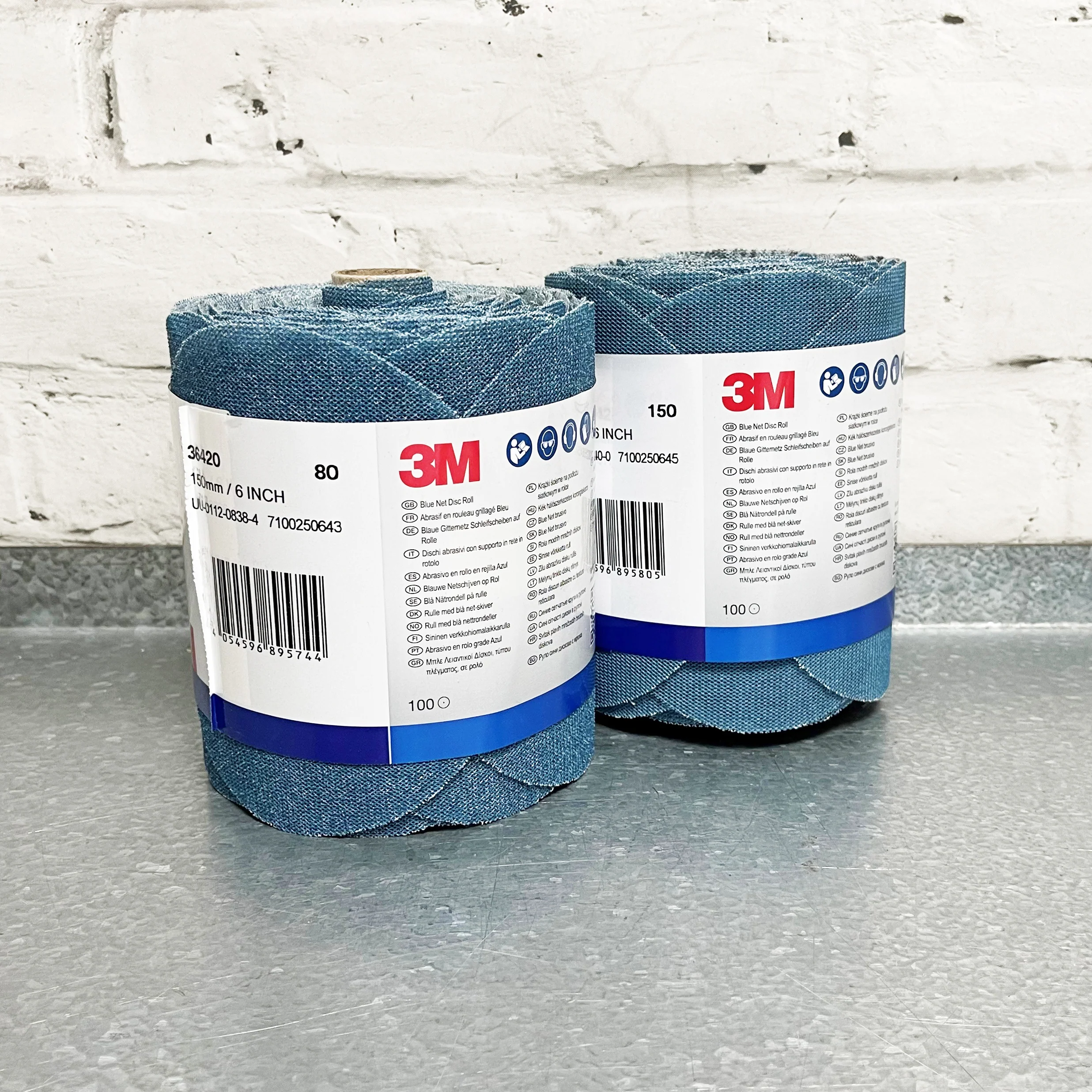 3M Blue Net Disc Roll (150mm)