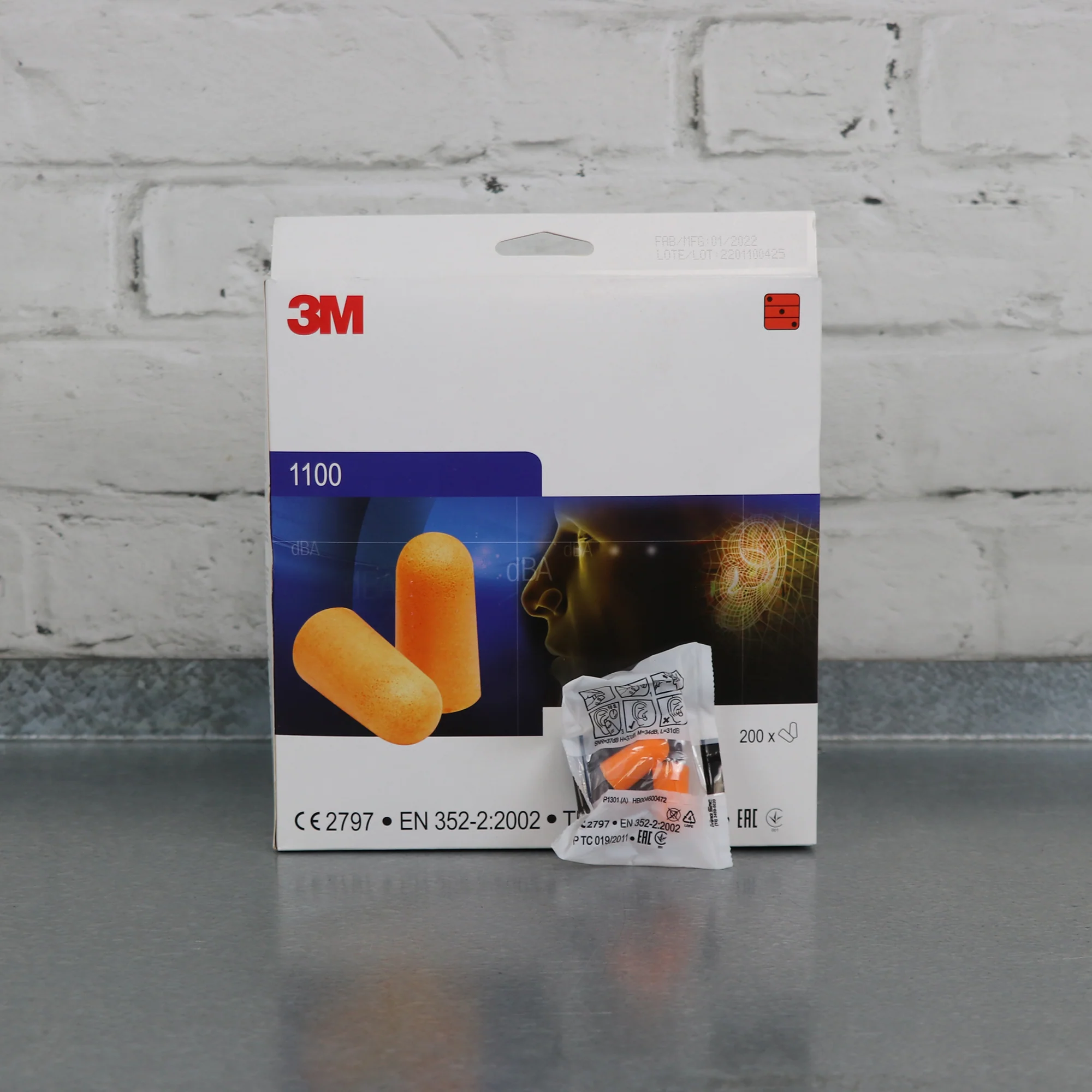 3M Foam Earplugs (Pack of 200)