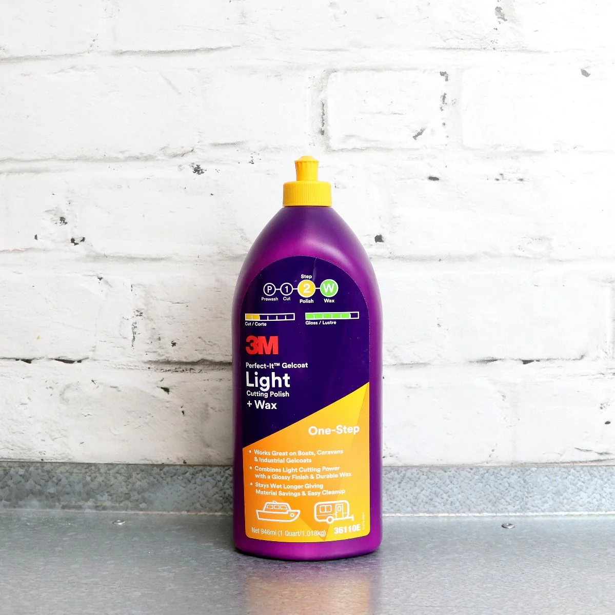 3M Perfect-It Gelcoat Light Cutting Polish & Wax