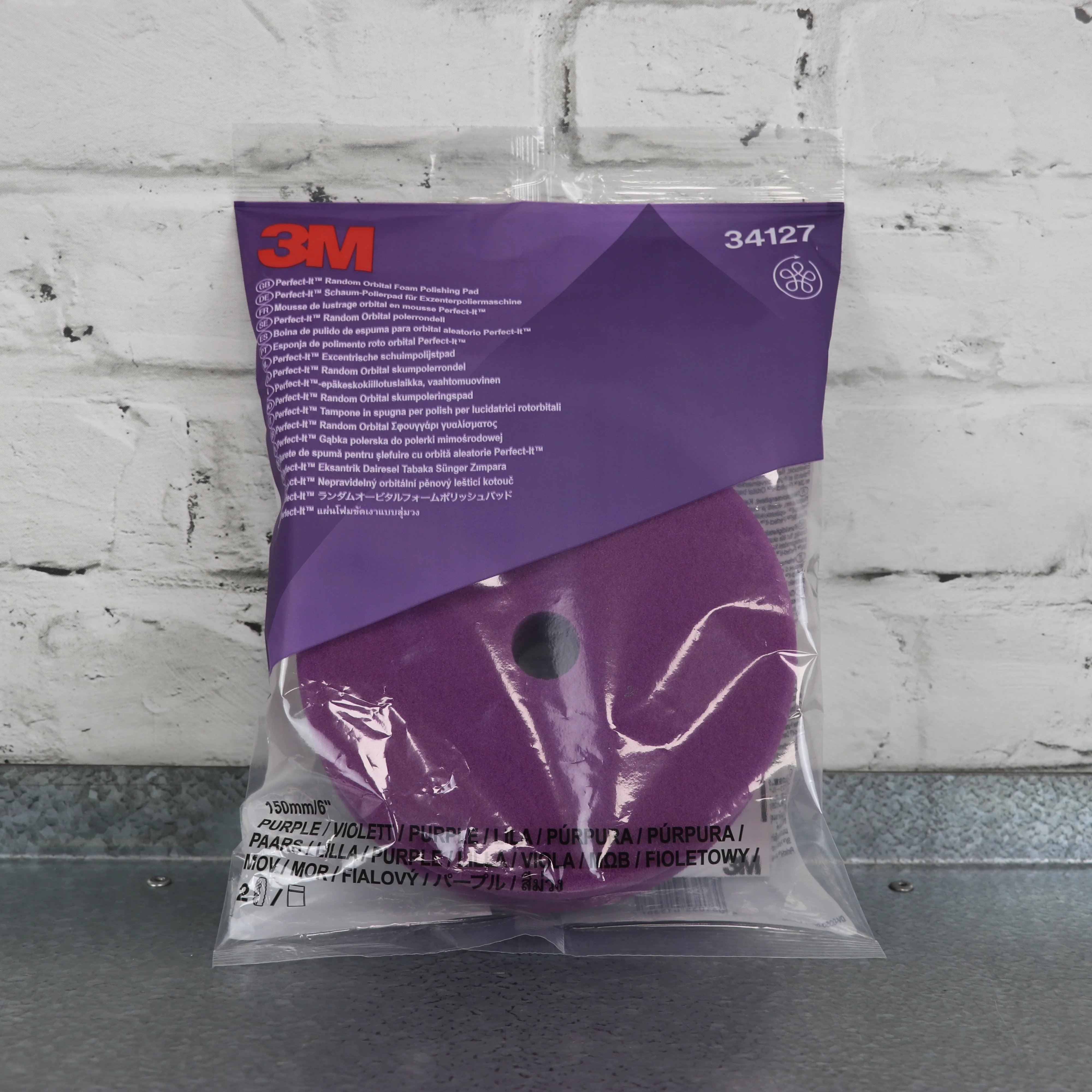 3M Perfect-It Random Orbital Purple Foam Polishing Pad
