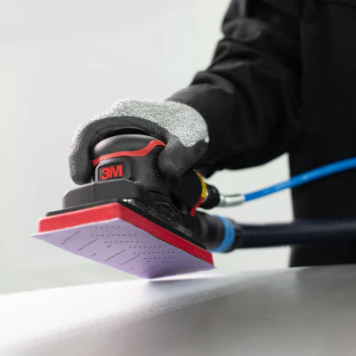 3M Pneumatic Precision Orbital Sheet Sander (70mm x 198mm) - Image 6