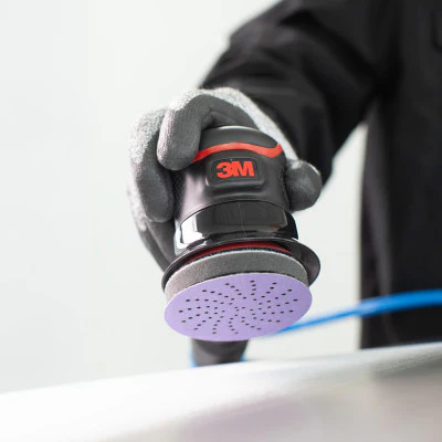 3M Pneumatic Precision Random Orbital Sander (75mm) - Image 4