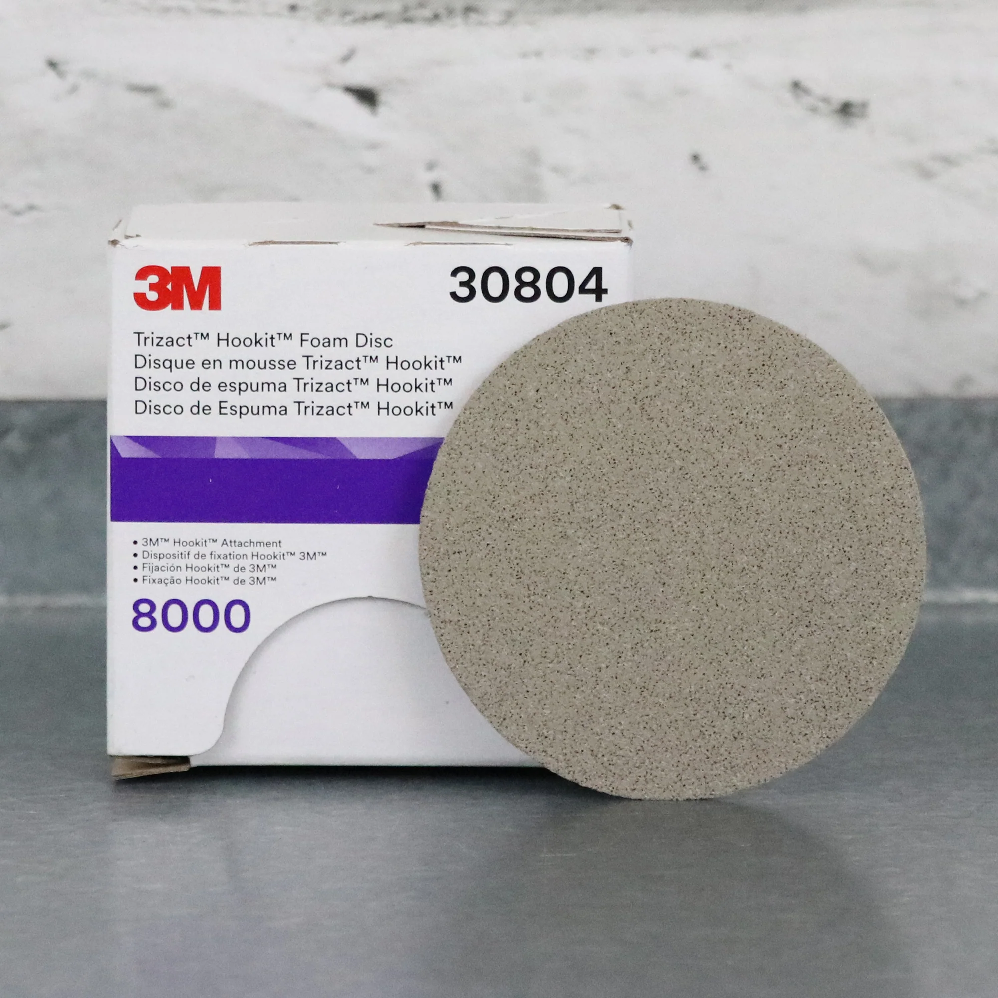 3M Hookit Trizact 8000g Foam Discs - Image 2