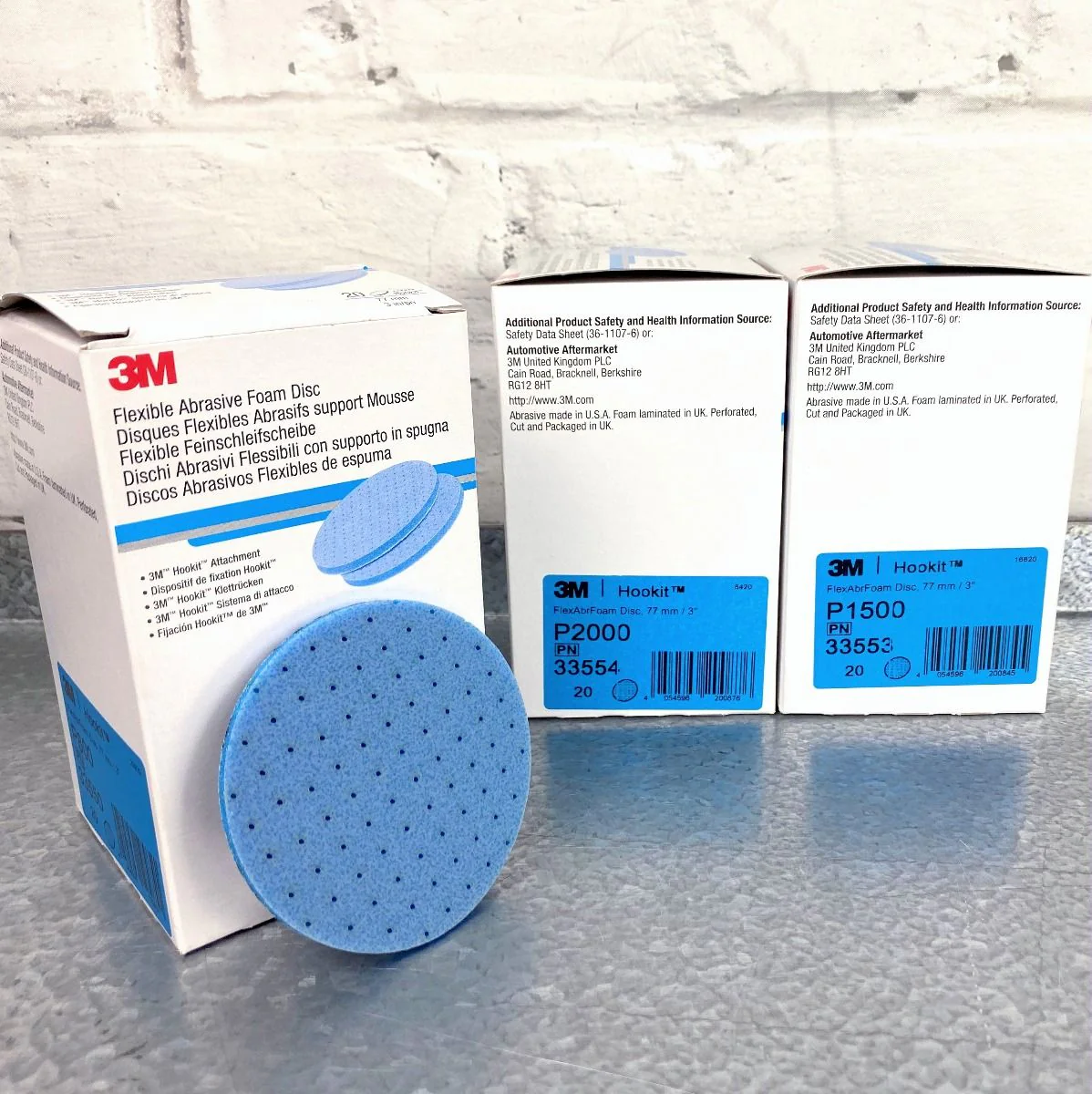3M 77mm Hookit Flexible Foam Disc (Pack of 20)