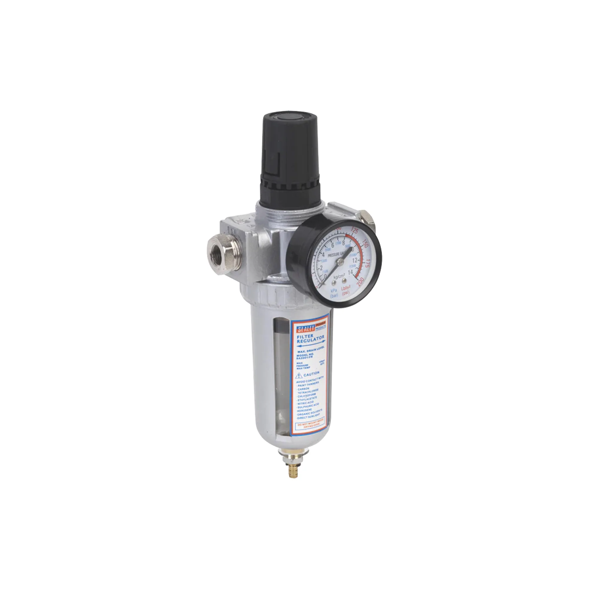 Morelli Group Air Filter / Regulator with Gauge - Heavy Duty