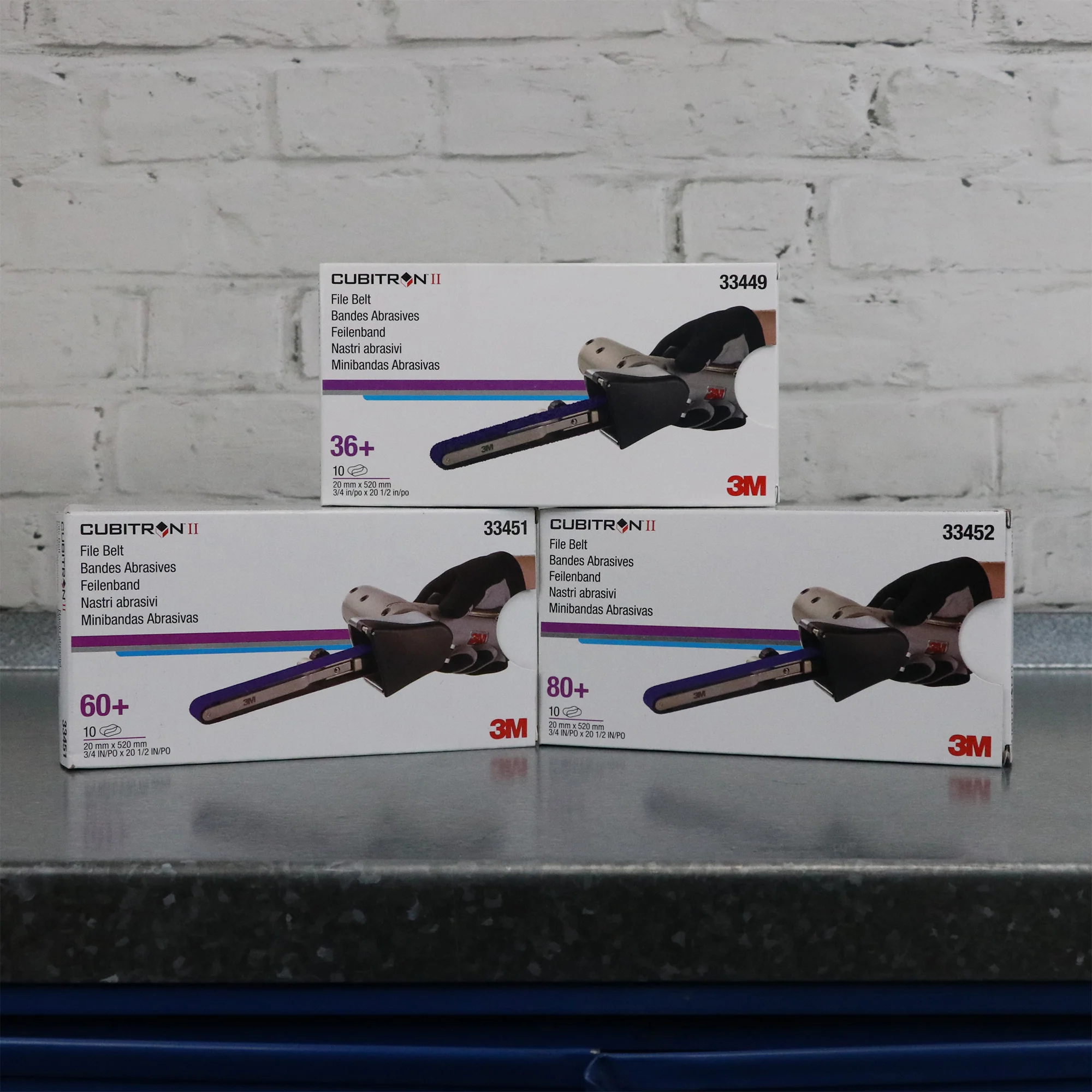 3M Cubitron II Abrasive Belts 20x520mm