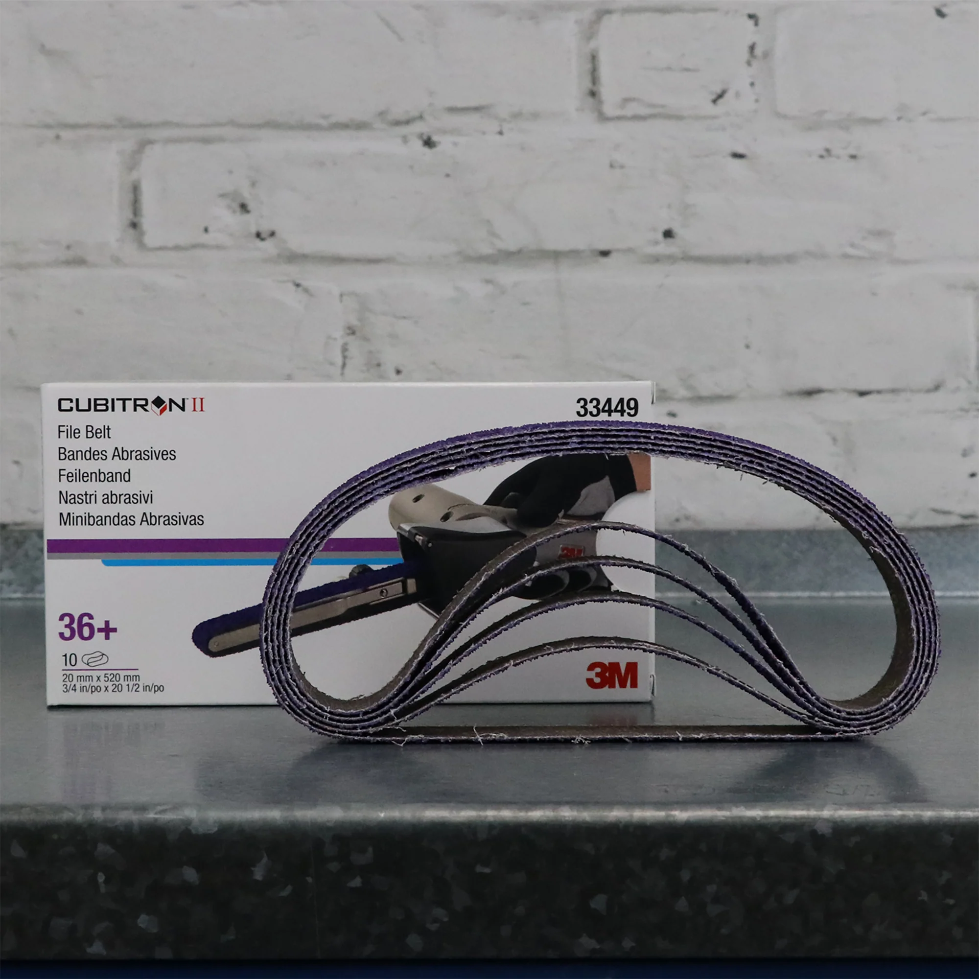 3M Cubitron II Abrasive Belts 20x520mm - Image 2