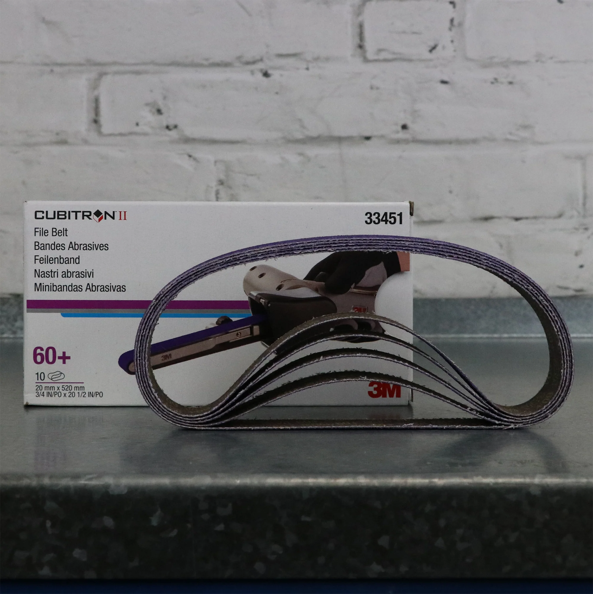 3M Cubitron II Abrasive Belts 20x520mm - Image 3