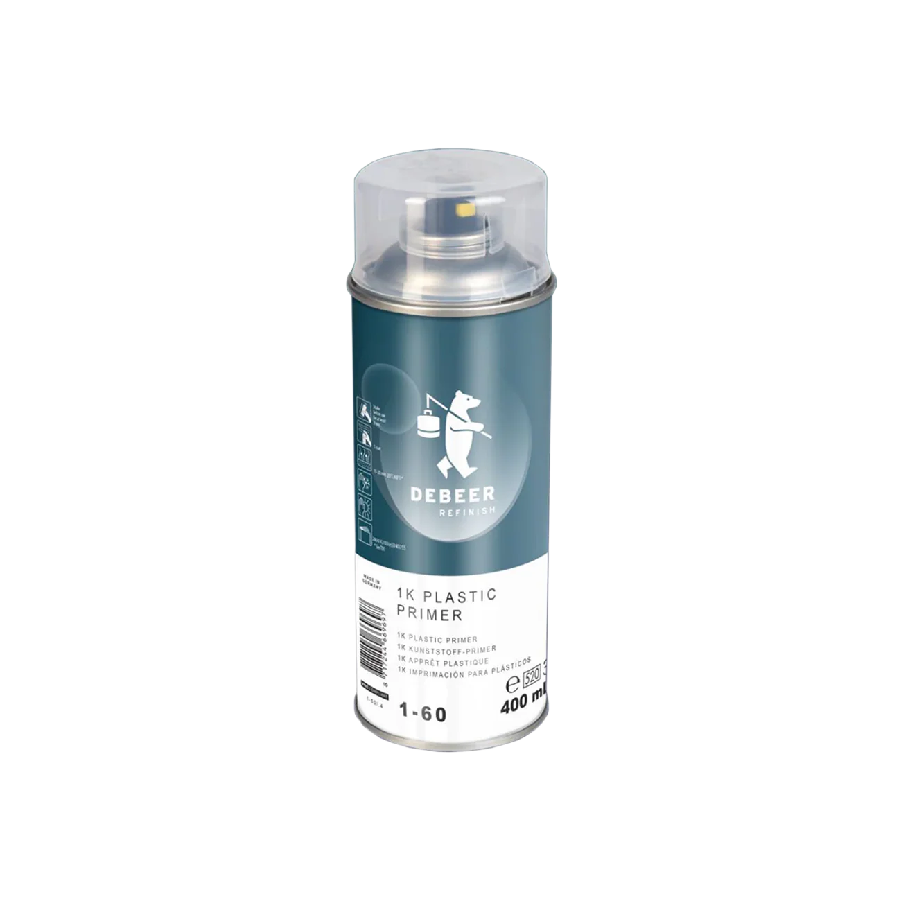DeBeer 1K Plastic Primer (400ml)