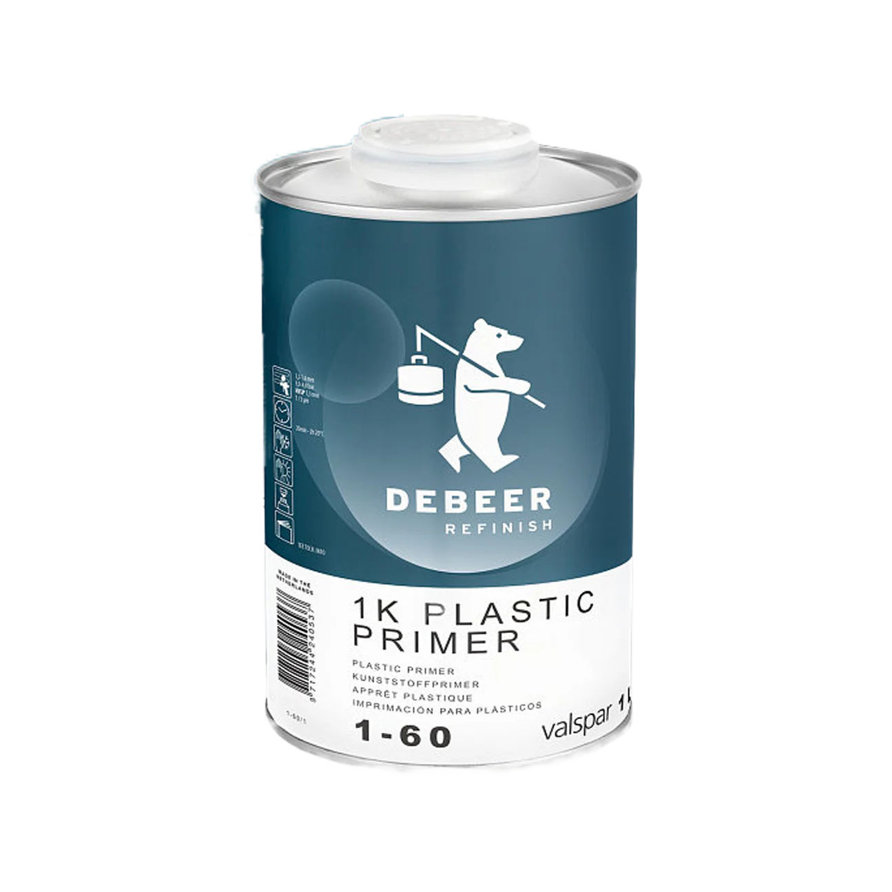 DeBeer 1K Plastic Primer (1 Litre)