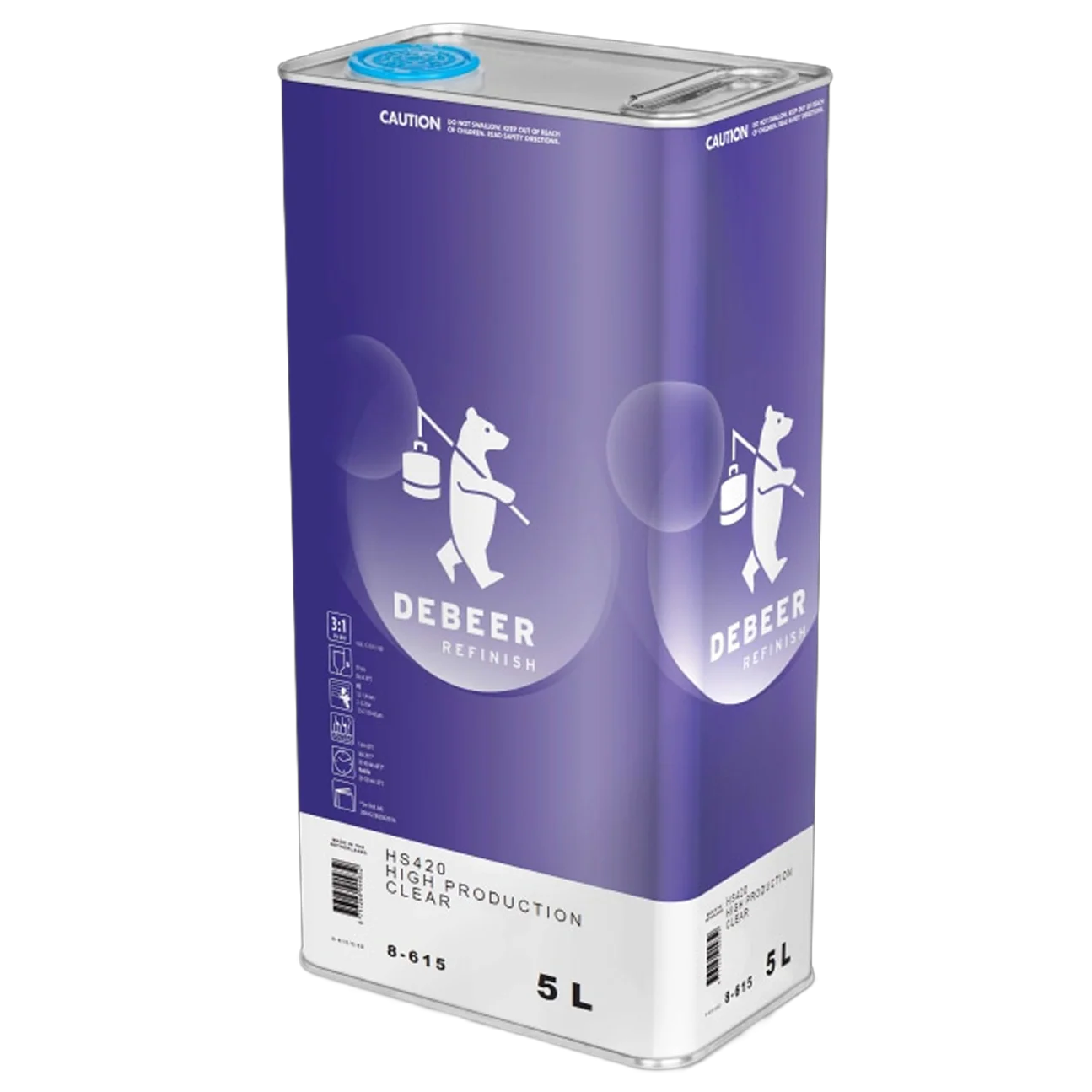 DeBeer HS420 High Production Clear (5 Litres)