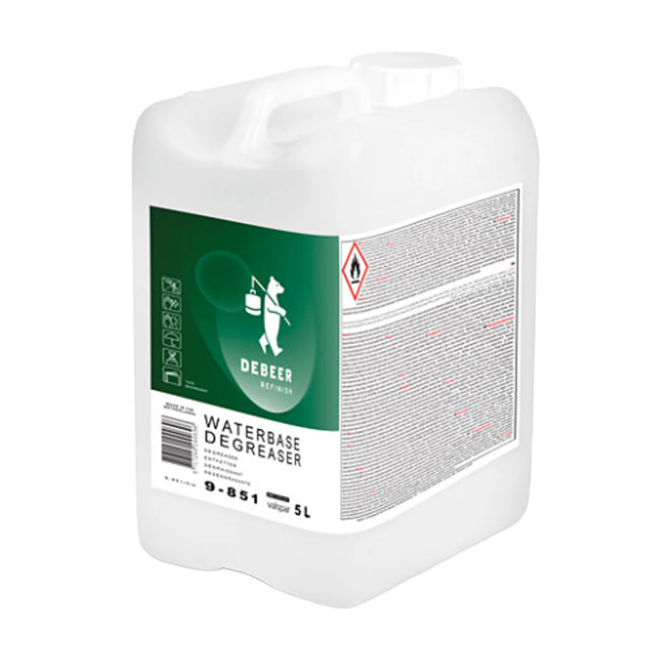 DeBeer WaterBase 900 Series Degreaser (5 Litre)