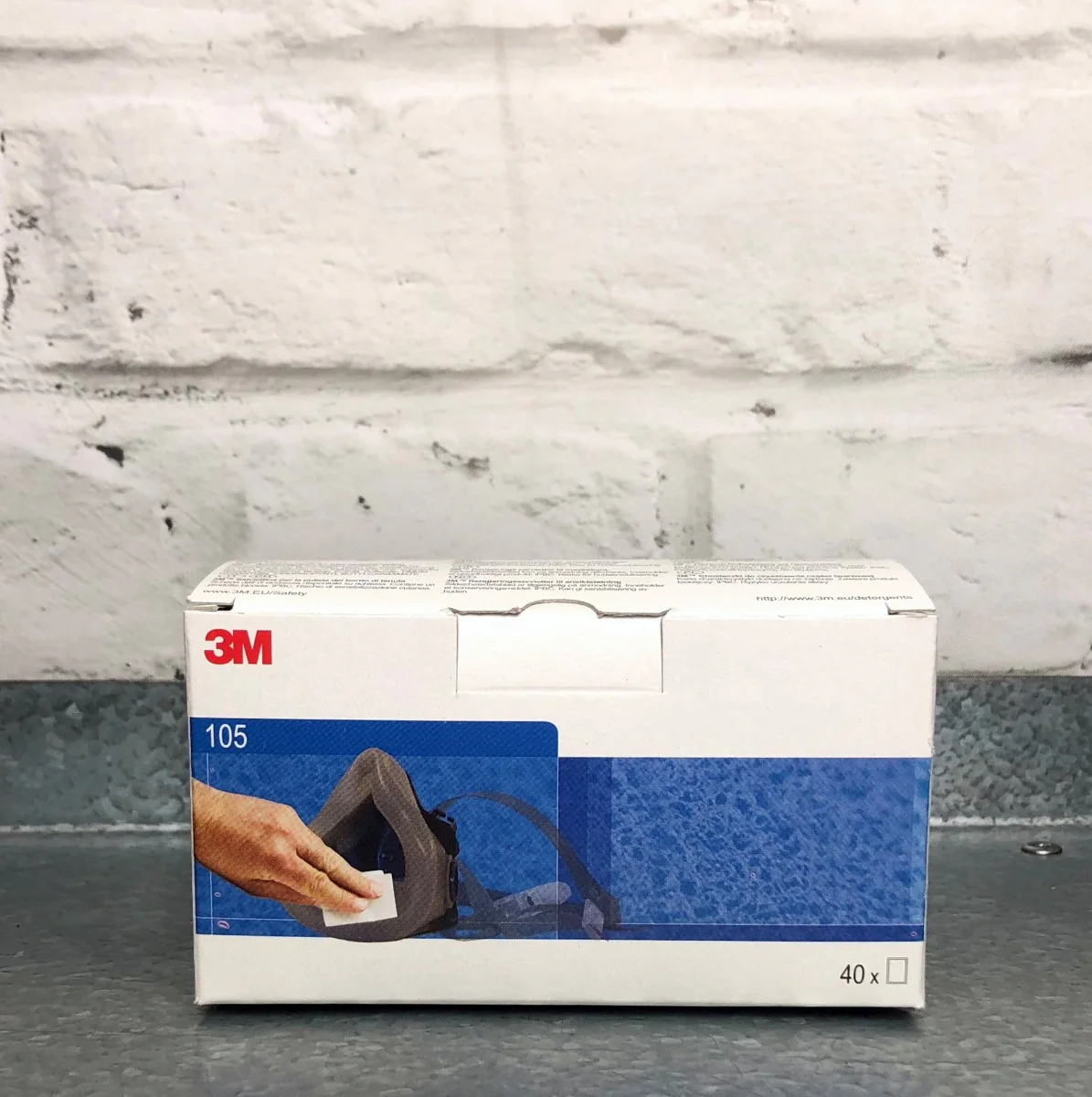 3M Face Seal Cleaner Wipes (Pack of 40)