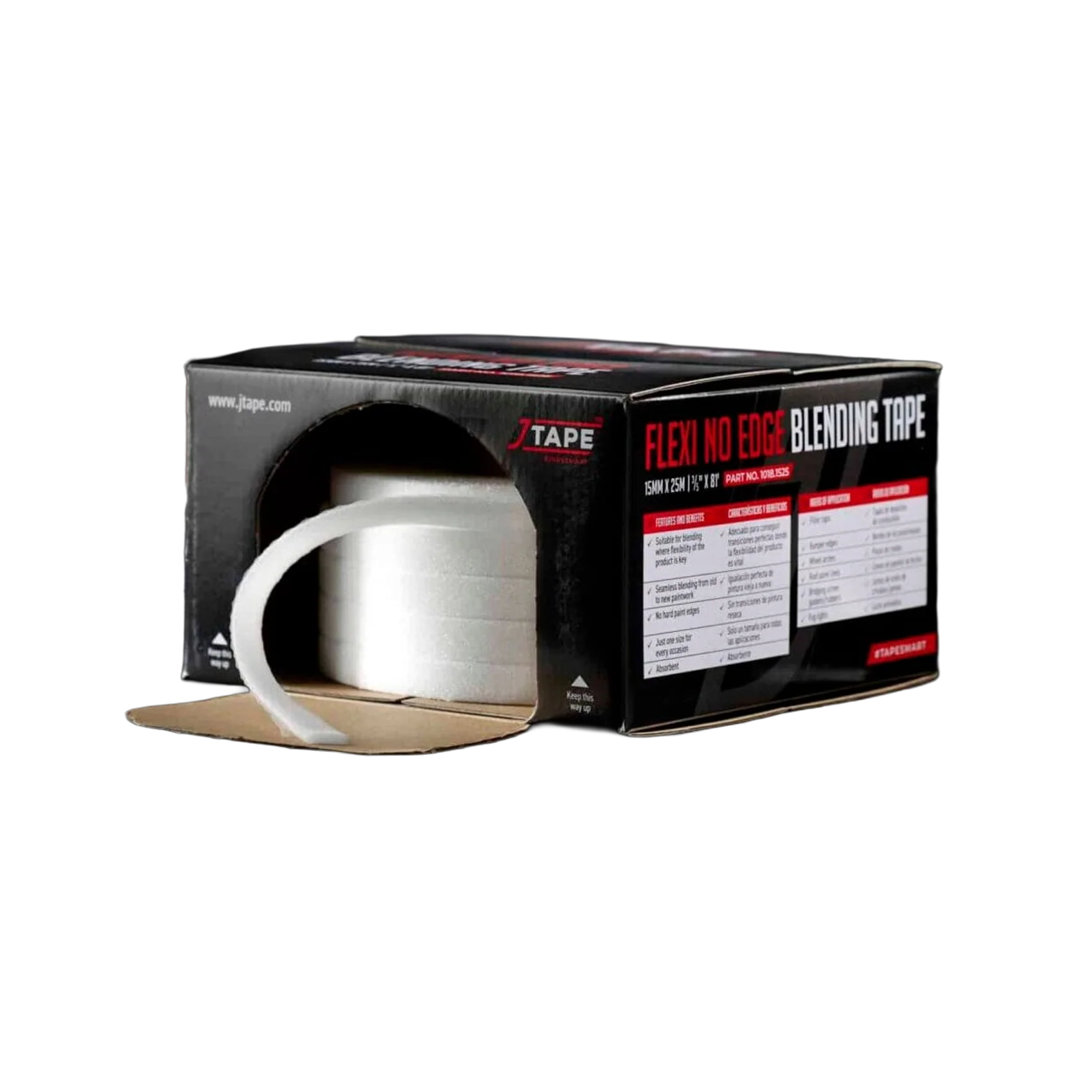 J Tape Flexi No Edge Blending Tape 15mm x 25m