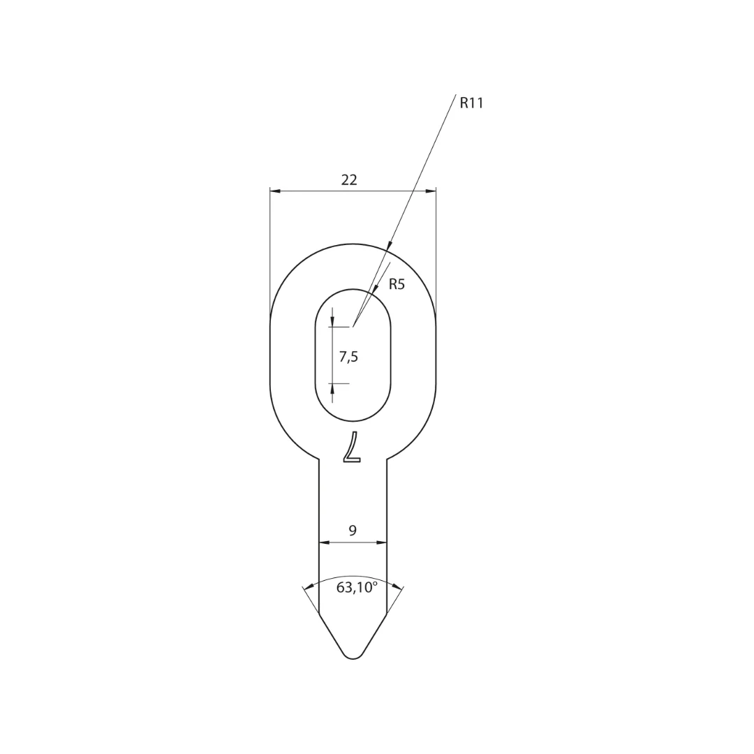 GYS Straight Pulling Rings (Pack of 100) - Image 2