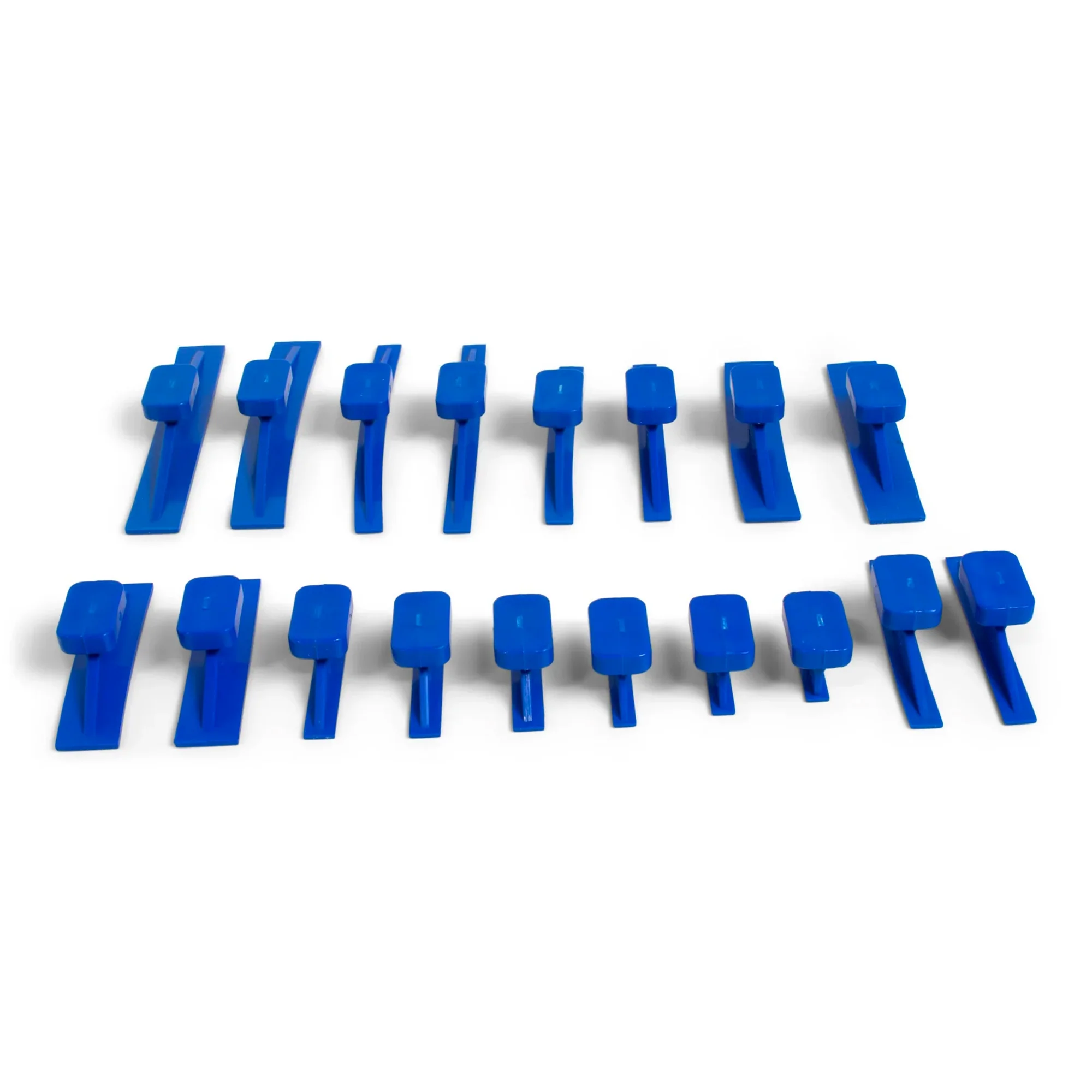 KECO Dead Centre Blue Straight and Curve Crease Tabs (Variety Pack of 18)