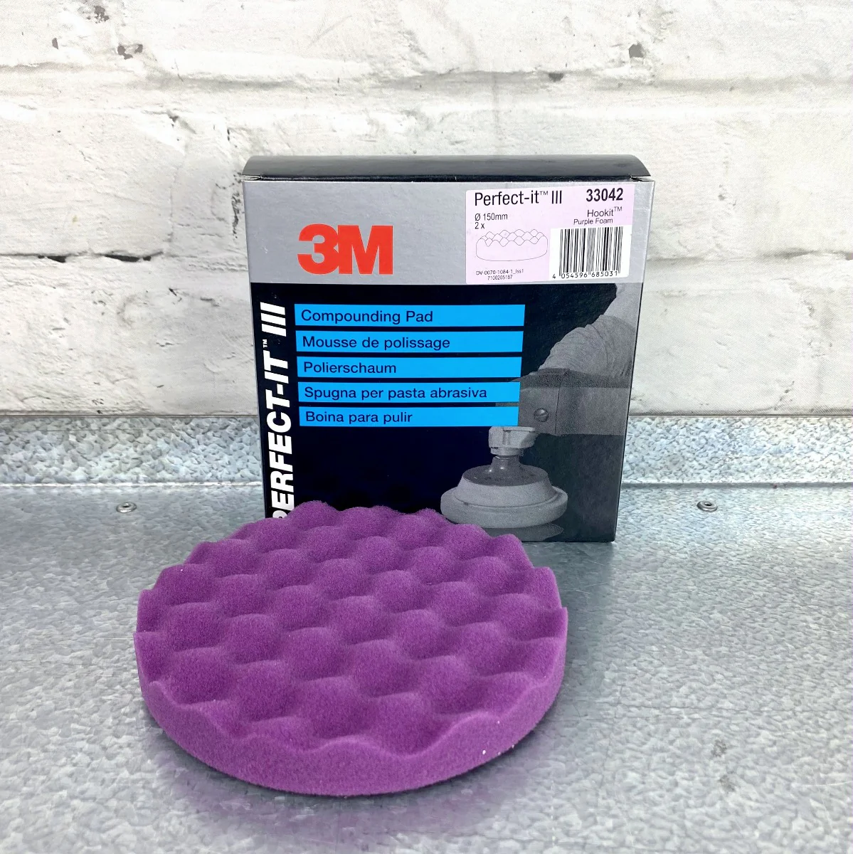 3M Perfect-It 1-Step Foam Finishing Pad 150mm (Pack of 2)