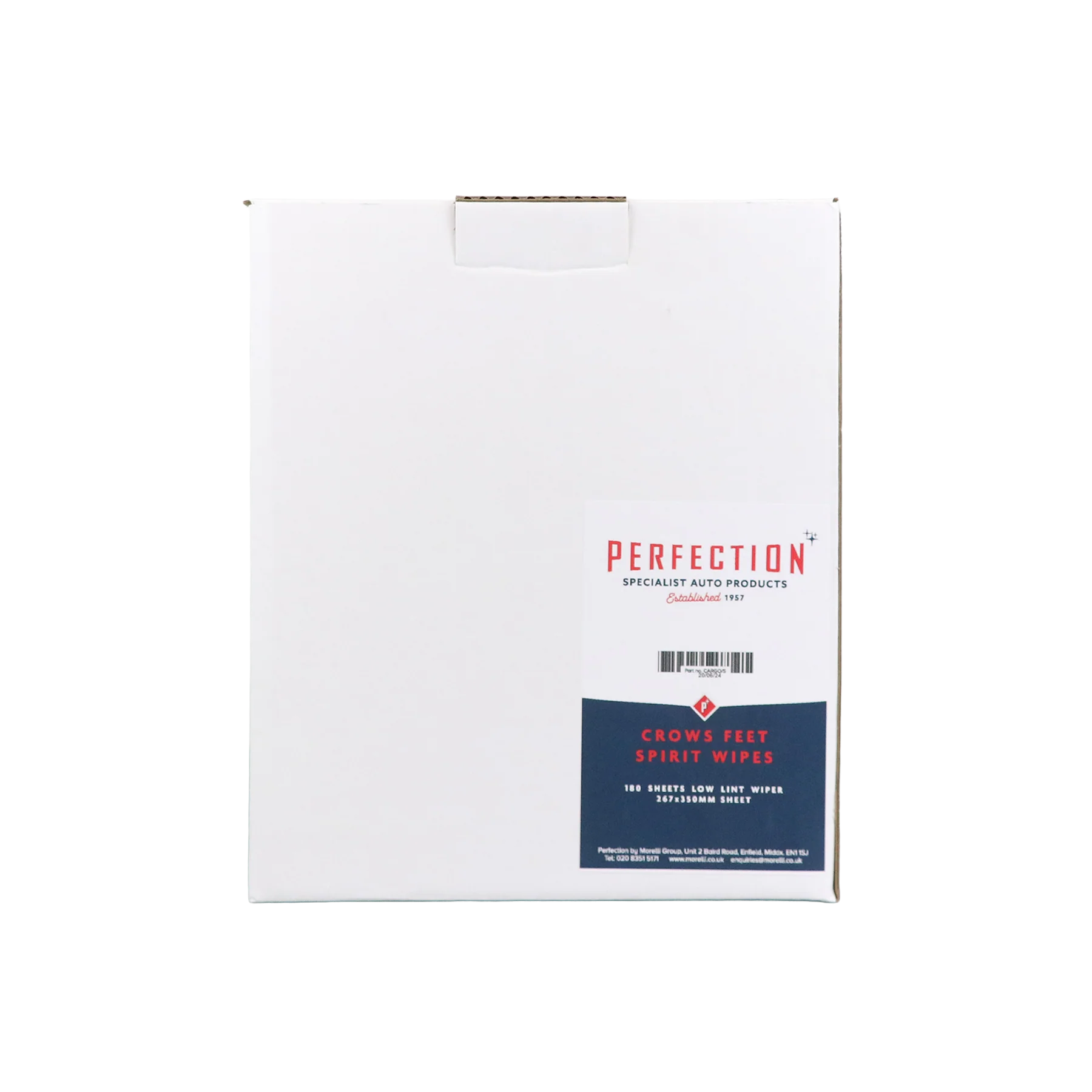 Perfection Crows Feet Spirit Wipes (180 Sheet Box)