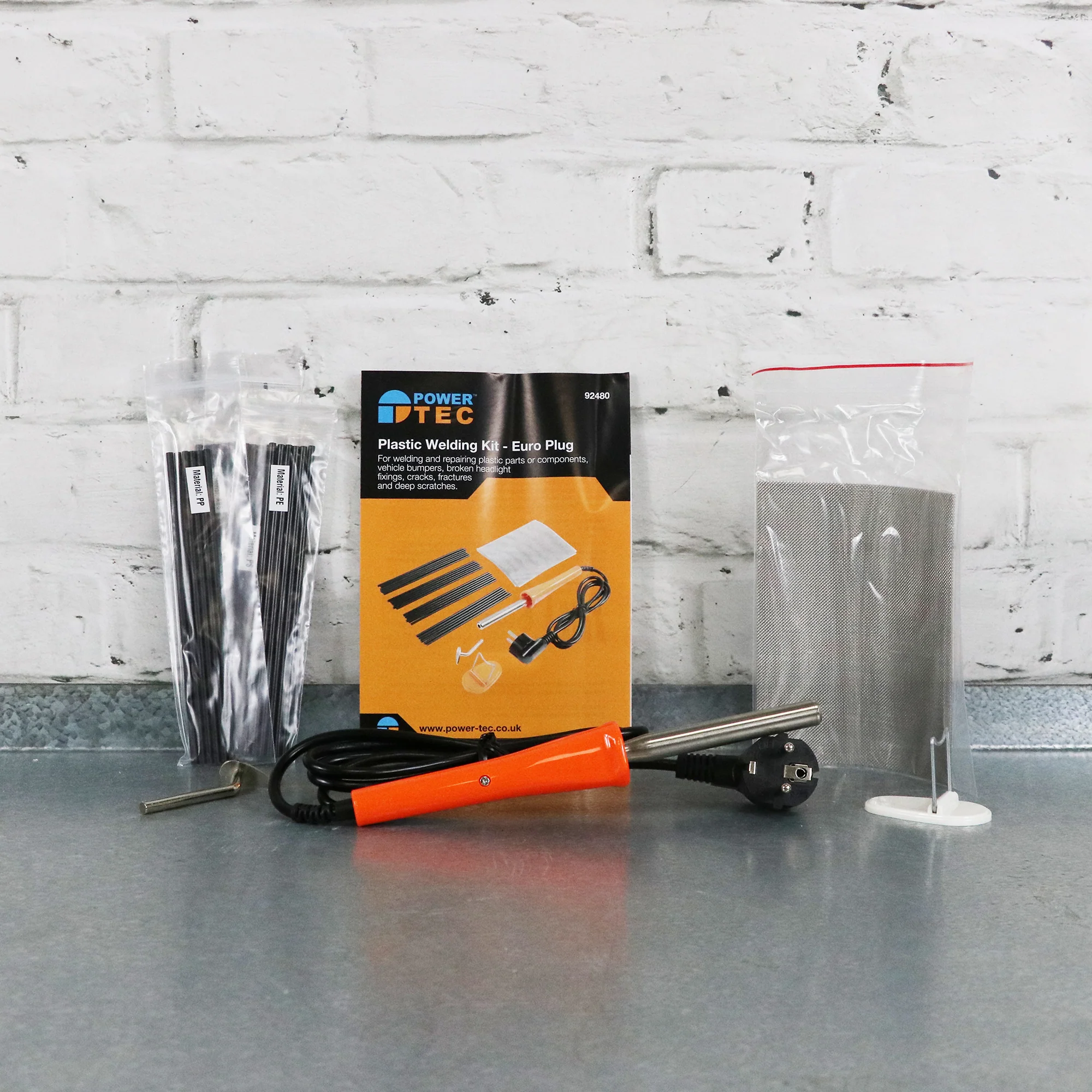 Power Tec Plastic Welding Kit - Euro Plug - Image 2