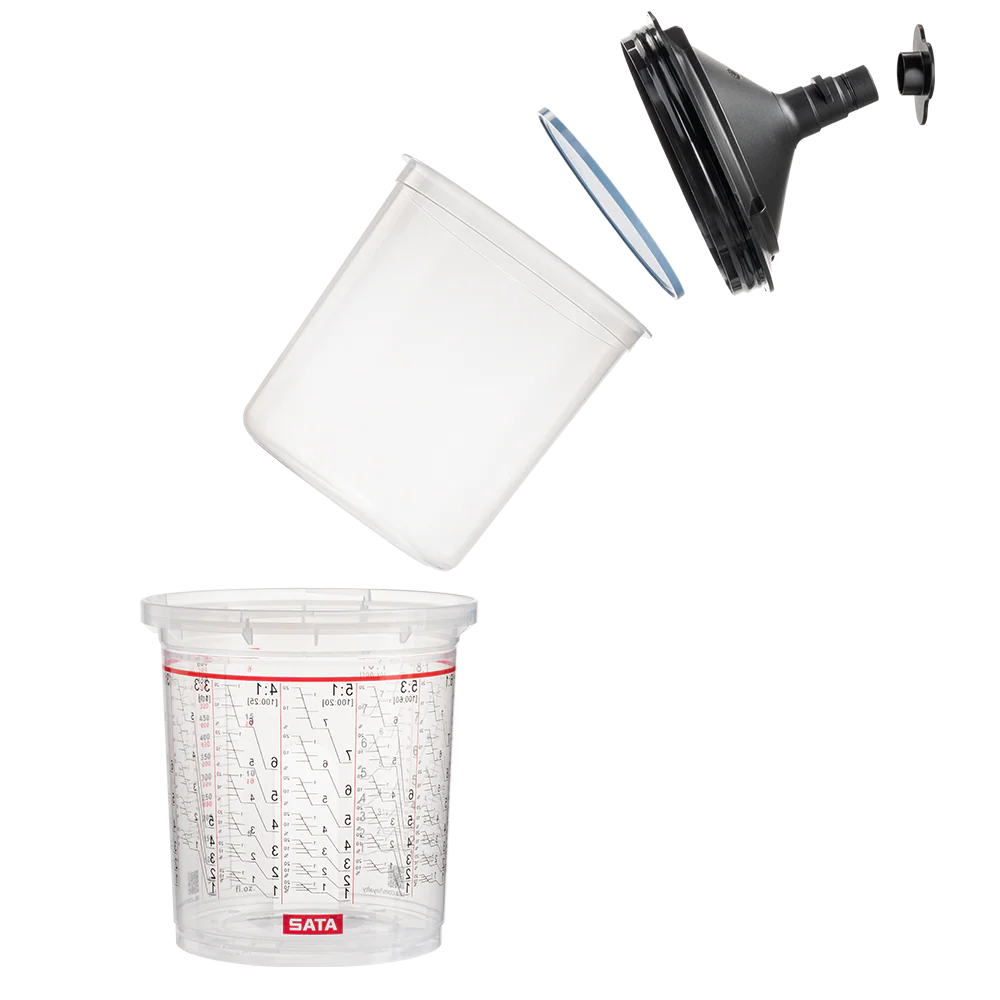 SATA LCS 0.65L Liner System with 125µm Flat Sieve (Pack of 50)