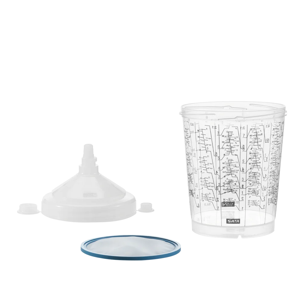 SATA RPS 0.3L Cup System with 125µm Flat Sieve (Pack of 50)