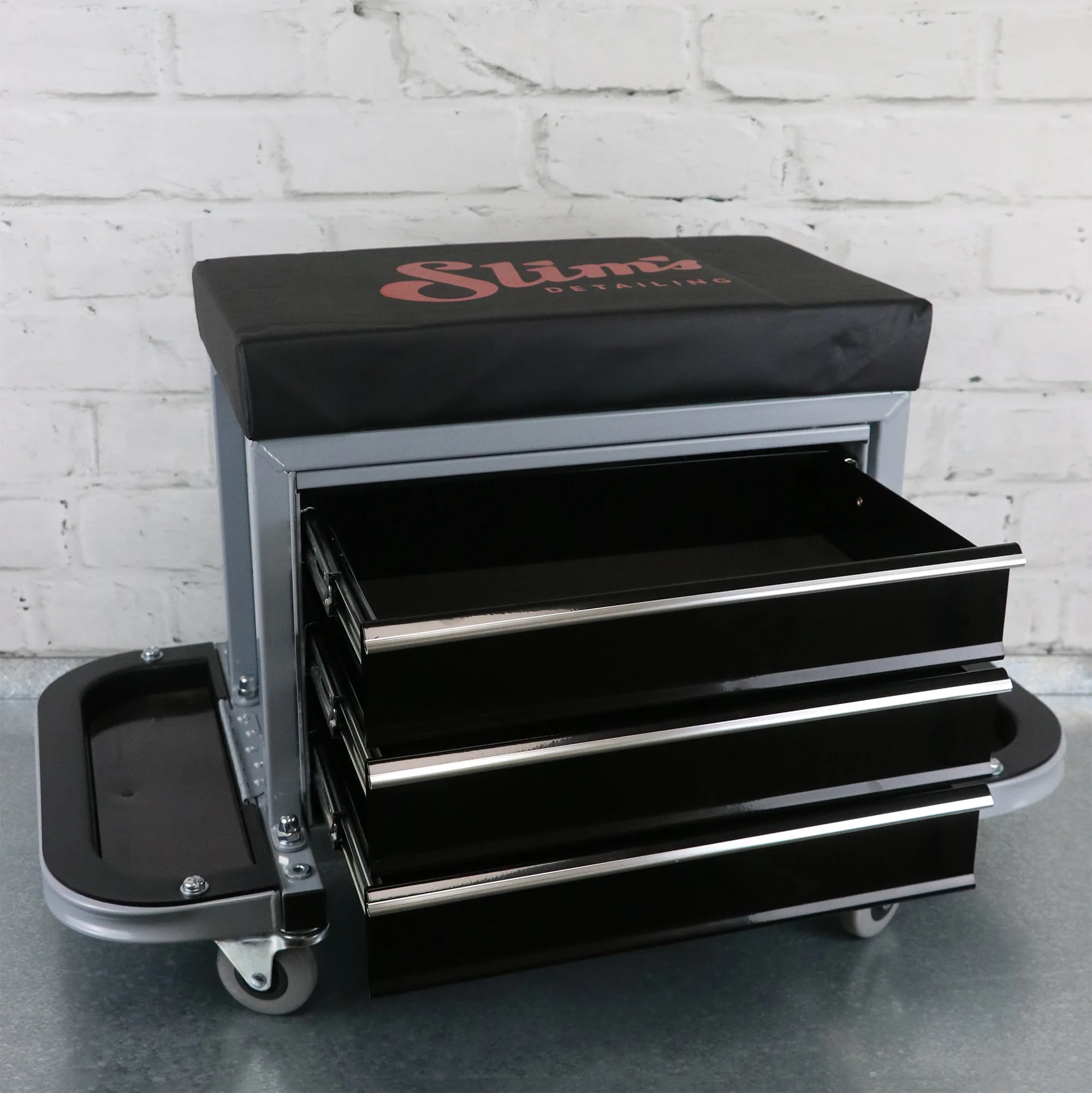 Slim's Detailing Handy Seat with 3-Drawer Storage - Image 2