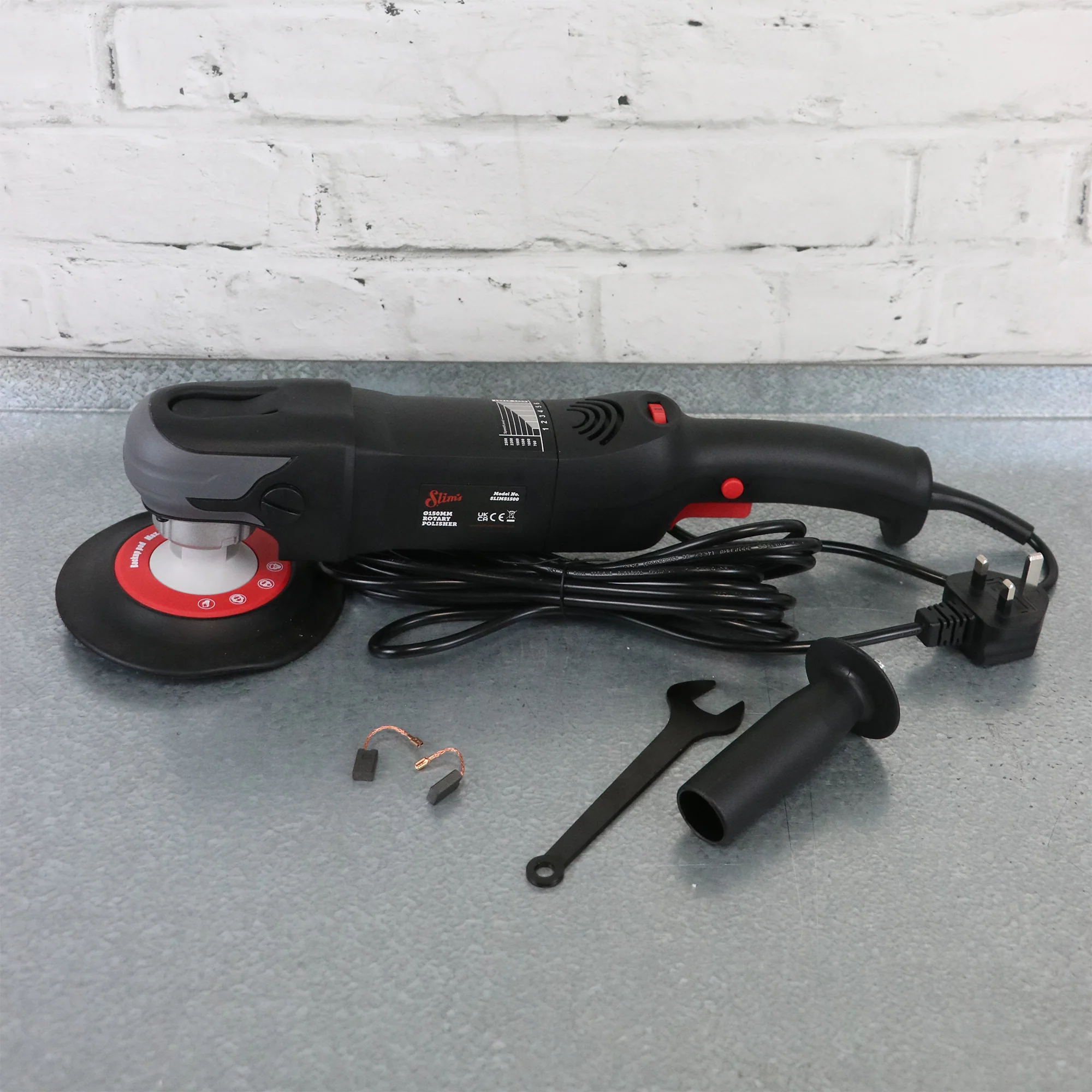 Slim's Detailing Rotary Machine Polisher (1050w) + Three Year Warranty