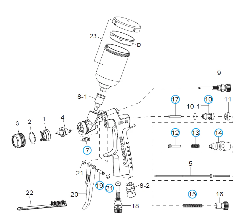 Trigger Stud | Part Reference 19