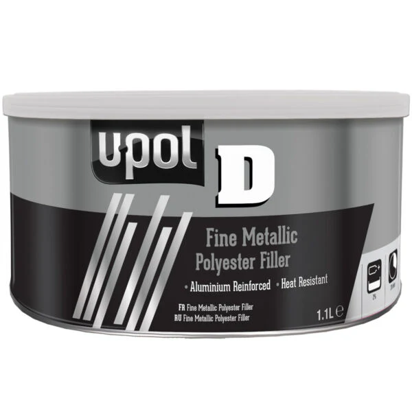 U-Pol D Fine Metallic Polyester Filler (1.1L)