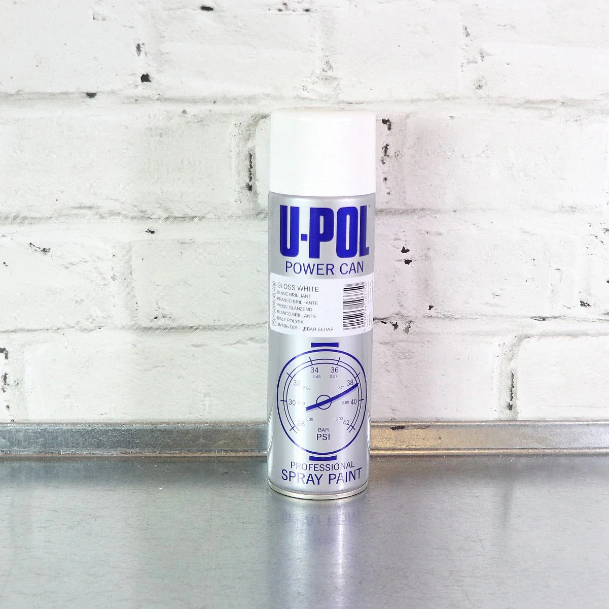 U-Pol Power Can Gloss White Aerosol (500ml)
