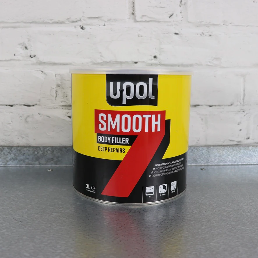 U-Pol Smooth 7 Body Filler for Deep Repairs (3L)