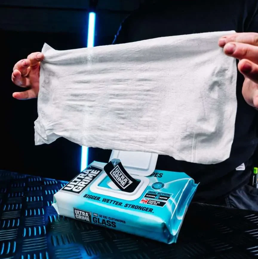 UltraGrime PRO Glass & Stainless XXL Clothwipes - Image 2