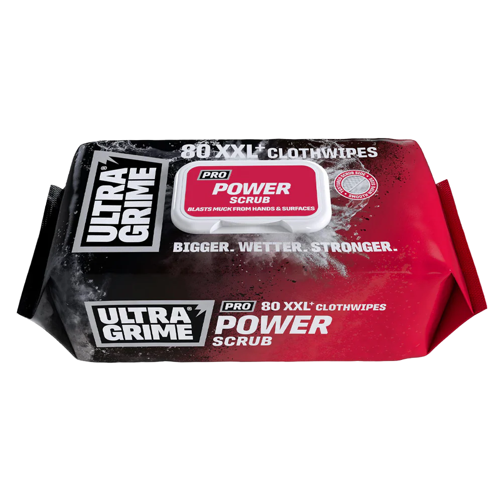 UltraGrime PRO Power Scrub XXL Clothwipes