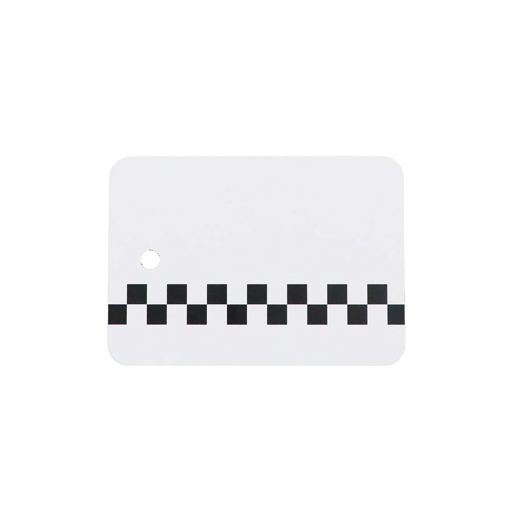 White Metal Spray Out Card - Individual
