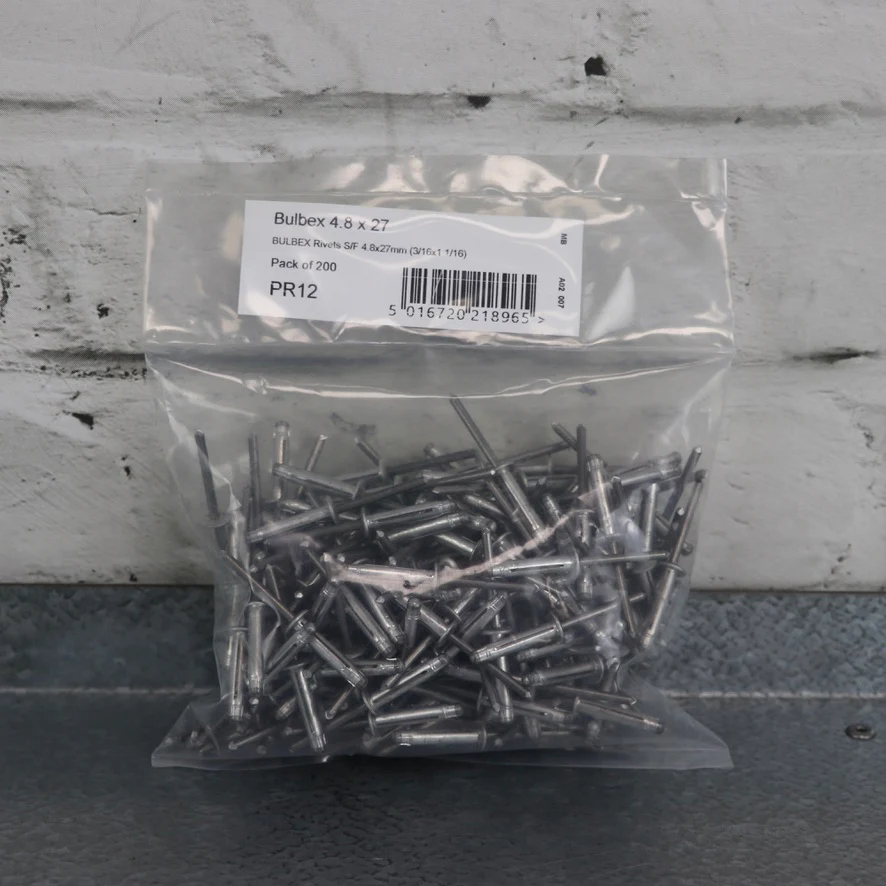 Workshop Warehouse 200 Bulbex Rivets S/F (4.8 x 27mm, 3/16)