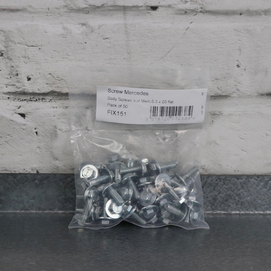 Workshop Warehouse 50 Body Screws (Mercedes)