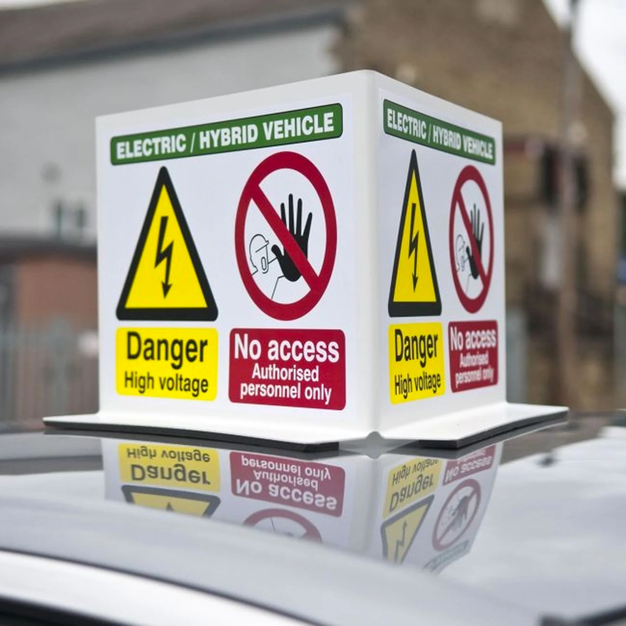 Workshop Warehouse Vehicle Roof Top Warning Sign